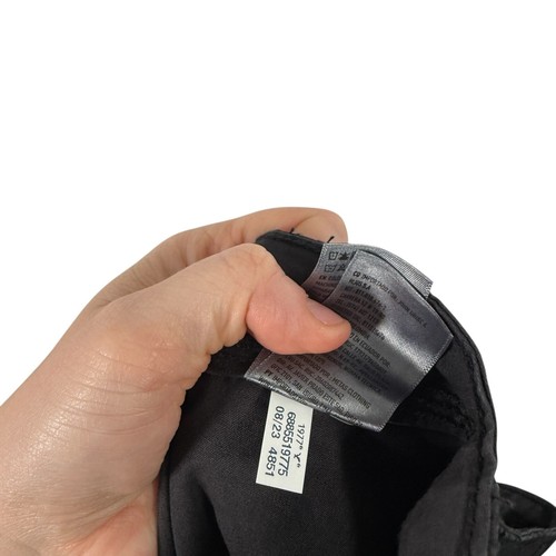American Eagle Stretch Baggy Cargo Jogger Black Y2K High Rise NEW Womens 18 - Picture 10 of 10