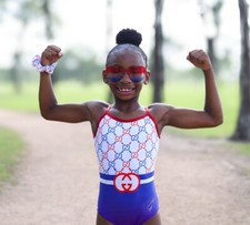 GG Ombre' in the USA Leotard Gymnastics/Dance Leotard