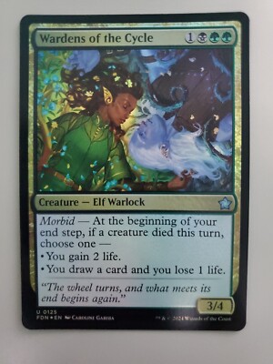 mtg foundations bundle promo card Magic the Gathering CCG: Art Land cards Collect coveted Rare and Mythic Rare cards and cards that gleam with a beautiful foil treatment Magic: The Gathering Foundations Commander