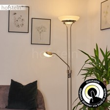 LED dimmbar Steh Boden Stand Lampen Wohn Schlaf Zimmer Leuchten Schalter modern