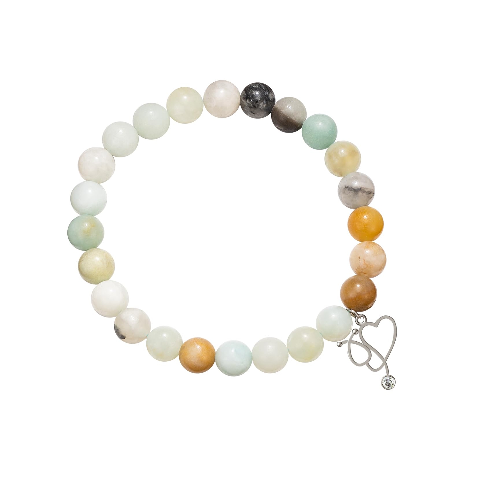 Stethoscope Charm Beaded Bracelet Nurse Bracelet Gifts for Nurse Appreciation Gi