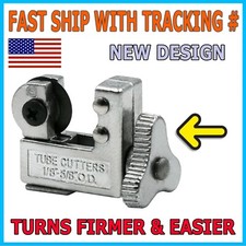 Mini Pipe Tubing Cutter 1/8" to 5/8" OD Copper Brass Aluminum Cutting HVAC Plumb