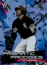 2019 Bowman Platinum Prismatic Prodigies Nick Madrigal 28/55 Baseball DNA Games