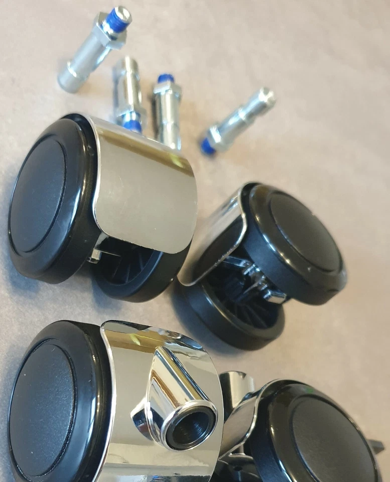 Rollen für USM Haller Lenkrollen Möbelrollen Rolle Ersatzrollen mit ohne Bremse - Bild 3 von 4