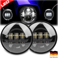 2x 4.5" Zoll LED Nebelscheinwerfer Zusatzscheinwerfer Tagfahrlicht F&uuml;r Harley