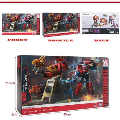 Transformers Platinum Edition Inter Ops BLASTER PERCEPTOR Autobots Toy Best Gift