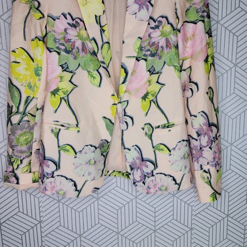 Ark & Co Floral Print Blazer Sz Small - Picture 7 of 16