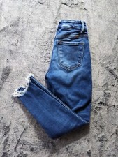 Kancan Signature Mid-Rise Ankle Skinny Women's Jeans Size 25 Dark Wash