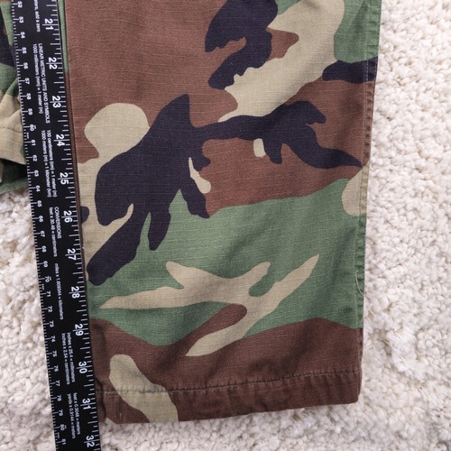 Vtg US Military Pants Camouflage Trouser Woodland Camo Combat Sz Medium 34x31.5 - Picture 8 of 10