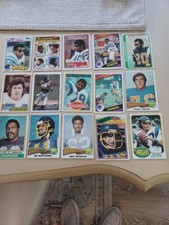 LOT OF 15 SAN DIEGO CHARGERS CARDS CARD CHUCK MUNCIE KELCHER MILLER JOHNSON FAST