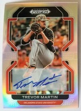 2022 Panini Prizm Draft Picks Trevor Martin BASE Silver Auto #PDP104