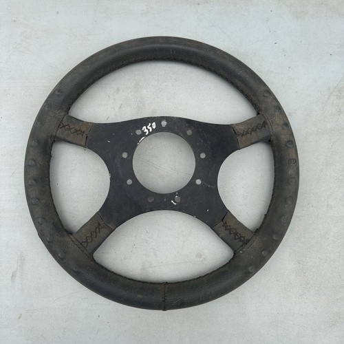 SPORTS STEERING WHEEL 350mm UNIVERSAL FITMENT HOLDEN FORD TORANA COMMODORE SS V8 - Picture 6 of 8