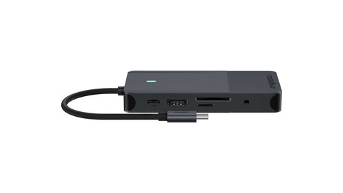 Rapoo UCM-2004 8-in-1 USB-C Multiport Adapter HDMI LAN USB-A 3.0 microSD v1.0 - Photo 4/5