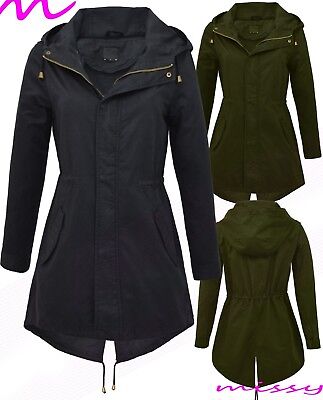 New Womens Sleeveless Waistcoat Jacket Ladies Utility Trench Size 8 10 12 14 16