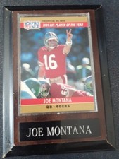 Joe Montana 1989 NFL Player of the Year, Error 2 Card