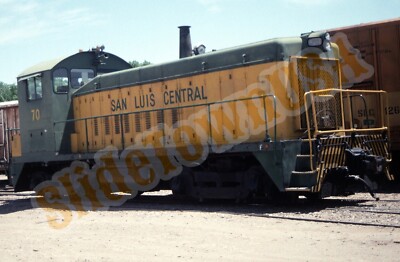 Vintage 2003 Train Slide 70 San Luis Central Engine Monte Vista CO X2S024