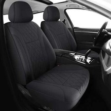 Luxury Black Quilted Front Car Seat Covers MG MGB TF XS ZR ZS