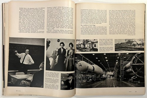 NASA MOON VOYAGE 1962 TECHNOLOGY STATUS ECONOMY PICTORIALS JAMES WEBB Von BRAUN - Picture 8 of 9
