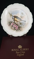 Royal Albert BOXED Plate BLUE TITMOUSE From THE WOODLAND BIRDS COLLECTION