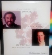 Laserdisc Luciano Pavarotti James Levine in Recital Metropolitan Opera Buy2Get1