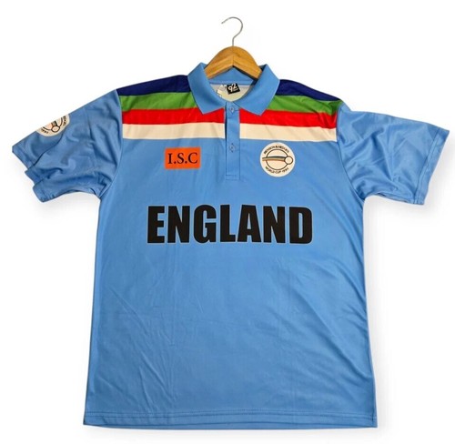 ENGLAND WORLD CUP 1992 CRICKET RETRO REMAKE T SHIRT ADULT MEDIUM UK STOCK - Picture 2 of 6