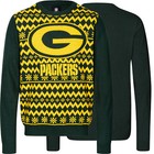 NFL Ugly Sweater Green Bay Packers Pullover Christmas Big Logo 2-Color Xmas