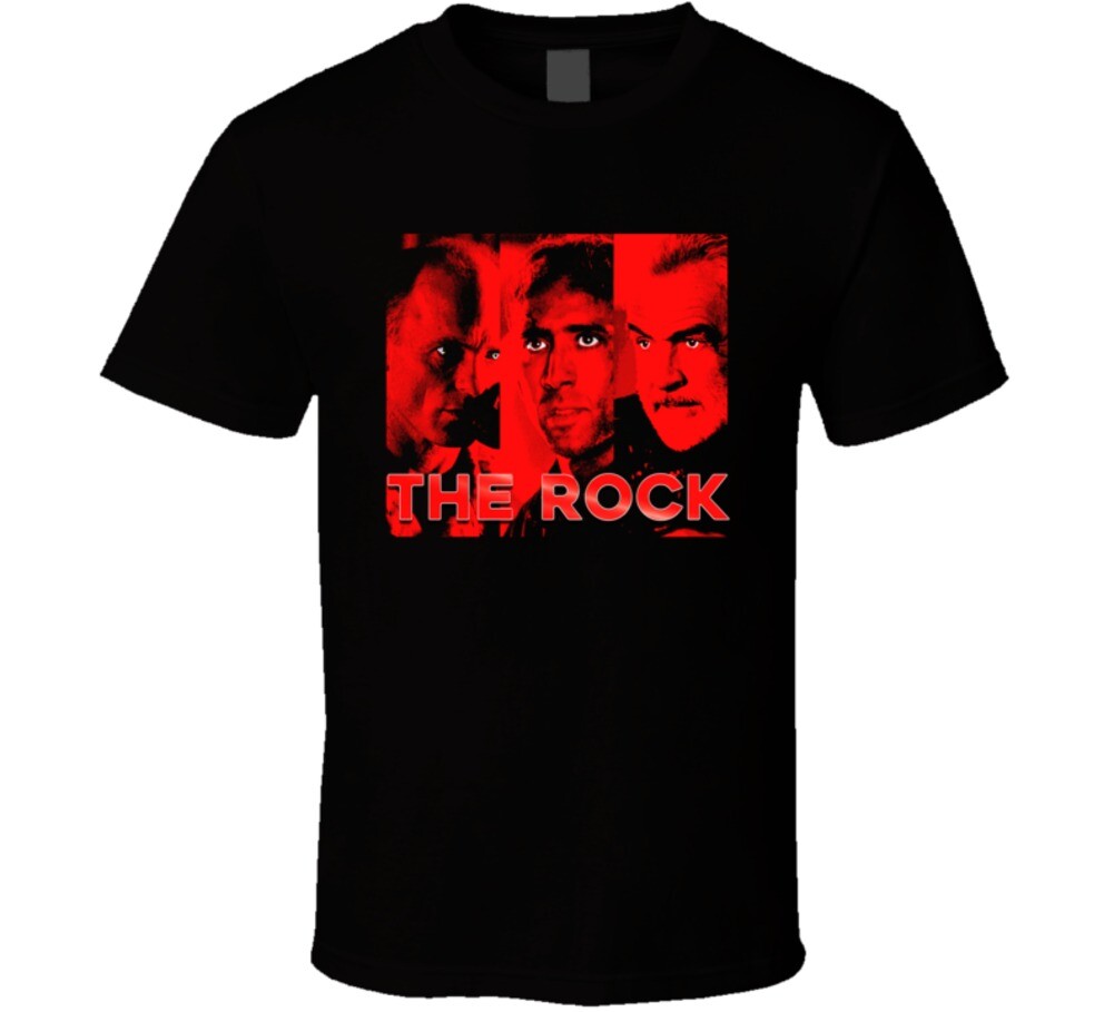The Rock Alcatraz Nicolas Cage Sean Connery Movie T Shirt eBay
