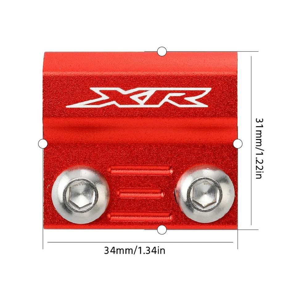Abrazadera de cable guía de manguera de línea de freno delantero para Honda XR125L XR150L XR190L XR250L/R Foto 2 de 4