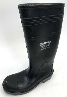 Lacrosse Steel Toe Work Laboratory Boots Waterproof Rubber ANSI