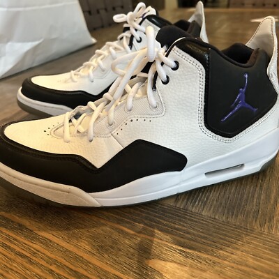 Jordan Court side 23 USA Men Size 11 Black/white Shoes Purple logo
