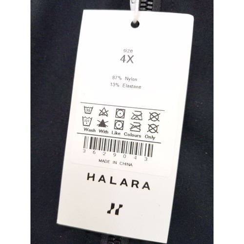 Halara Black Athletic Zip Front Crop Vest Top Sleeveless Jacket 4X - Picture 5 of 6