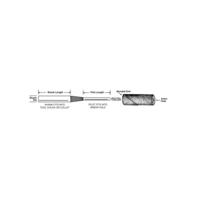 Standard Abrasives Cartridge Roll Mandrel 710190