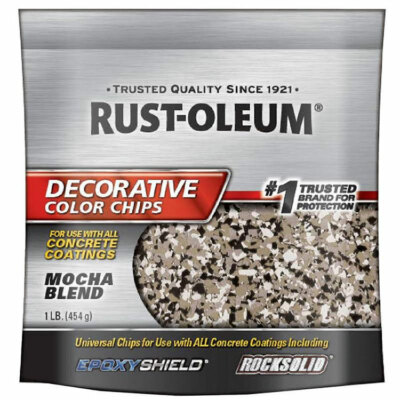 Rust-Oleum 301238 Decorative Color Chips Mocha 1LB