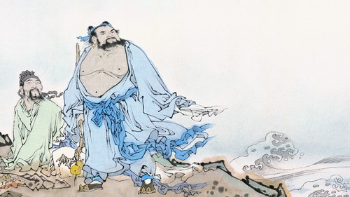 掛軸1967 ORIGINAL ART CHINESE PAINTING-Fan Zeng eight immortals&范曾 八仙图 - Picture 2 of 9