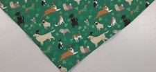 Dog Bandana, St. Patrick's Day, Shamrocks, Green, Puppies, XS,S, M, L,XL