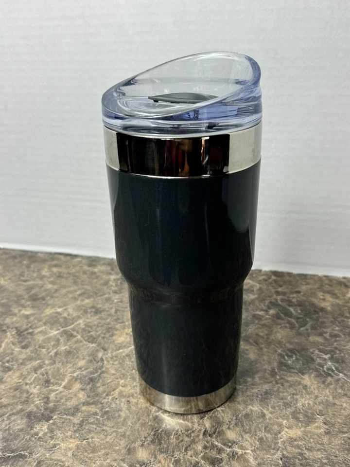 RARO Dunkin Donuts 24oz Vaso Gris Taza de Viaje Acero Inoxidable Edición Limitada Foto 3 de 4