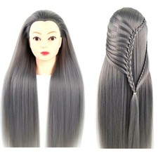 Hairstyles Practice Makeup Mold Head Wig dummy Mannequin Salon Display free ship