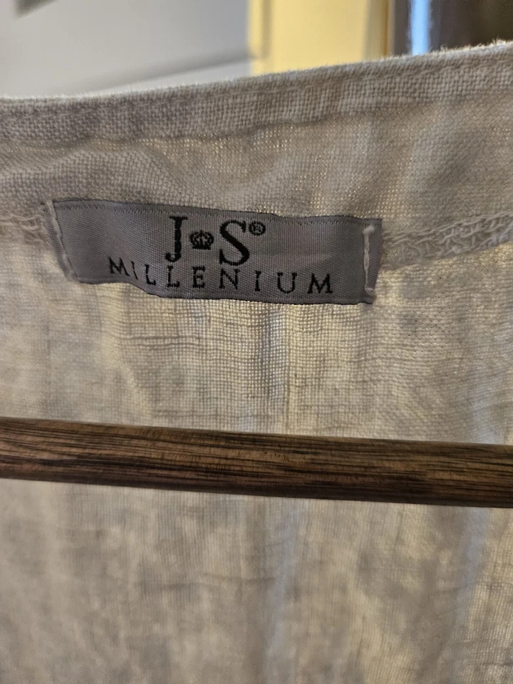 Blusa Js Millennium 100% lino. Hecho en Italia. Mediano Foto 3 de 4