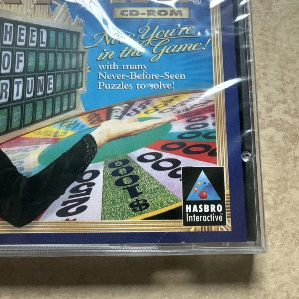 WHEEL OF FORTUNE by Hasbro PC CD-ROM 1st Edition Video Game 1999 New Sealed! - Image 3 of 4