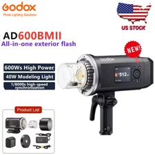 US Godox AD600BM II AD600BMII 2.4G HSS Outdoor Flash Studio Ultimate Lighting