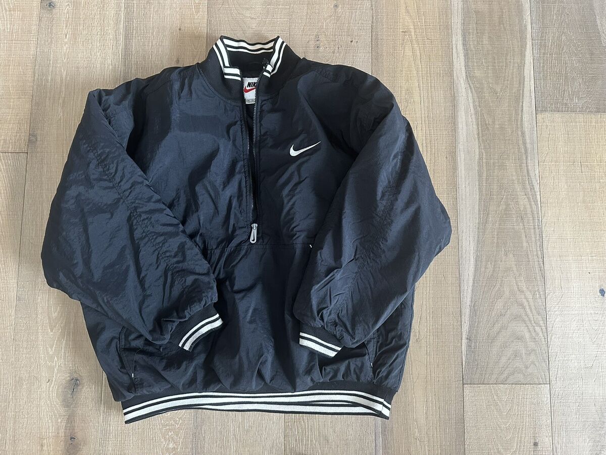 Vintage 90s Nike Big Swoosh Bomber Jacket Puffer Pullover Vintage 90s Nike Big Swoosh Bomber Jacket Puffer Pullover