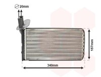 VAN Wezel WäRmetauscher Innenraumheizung FüR VW Transporter IV Bus 58006097