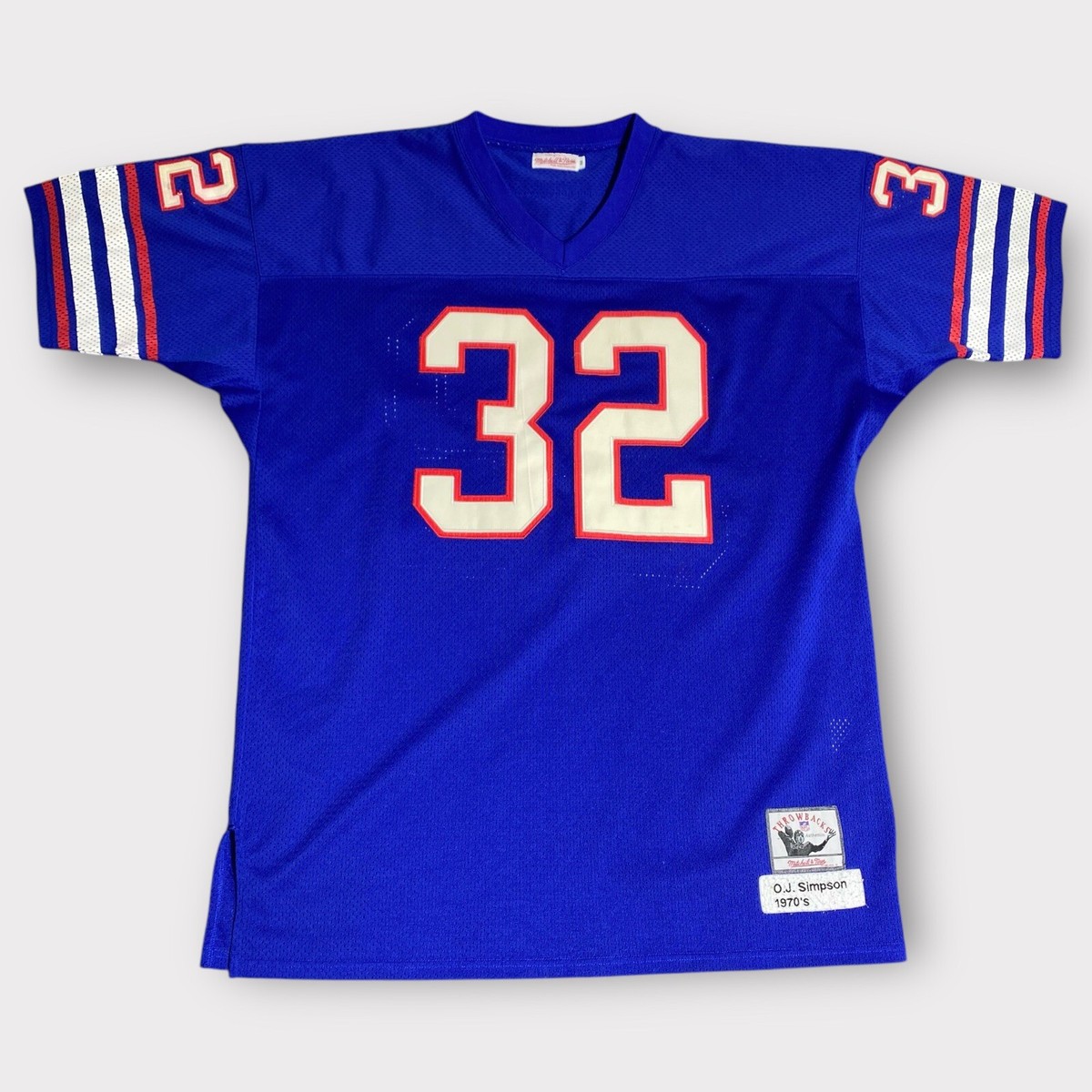 Mitchell Ness Vintage Throwback 1970's OJ Simpson Buffalo