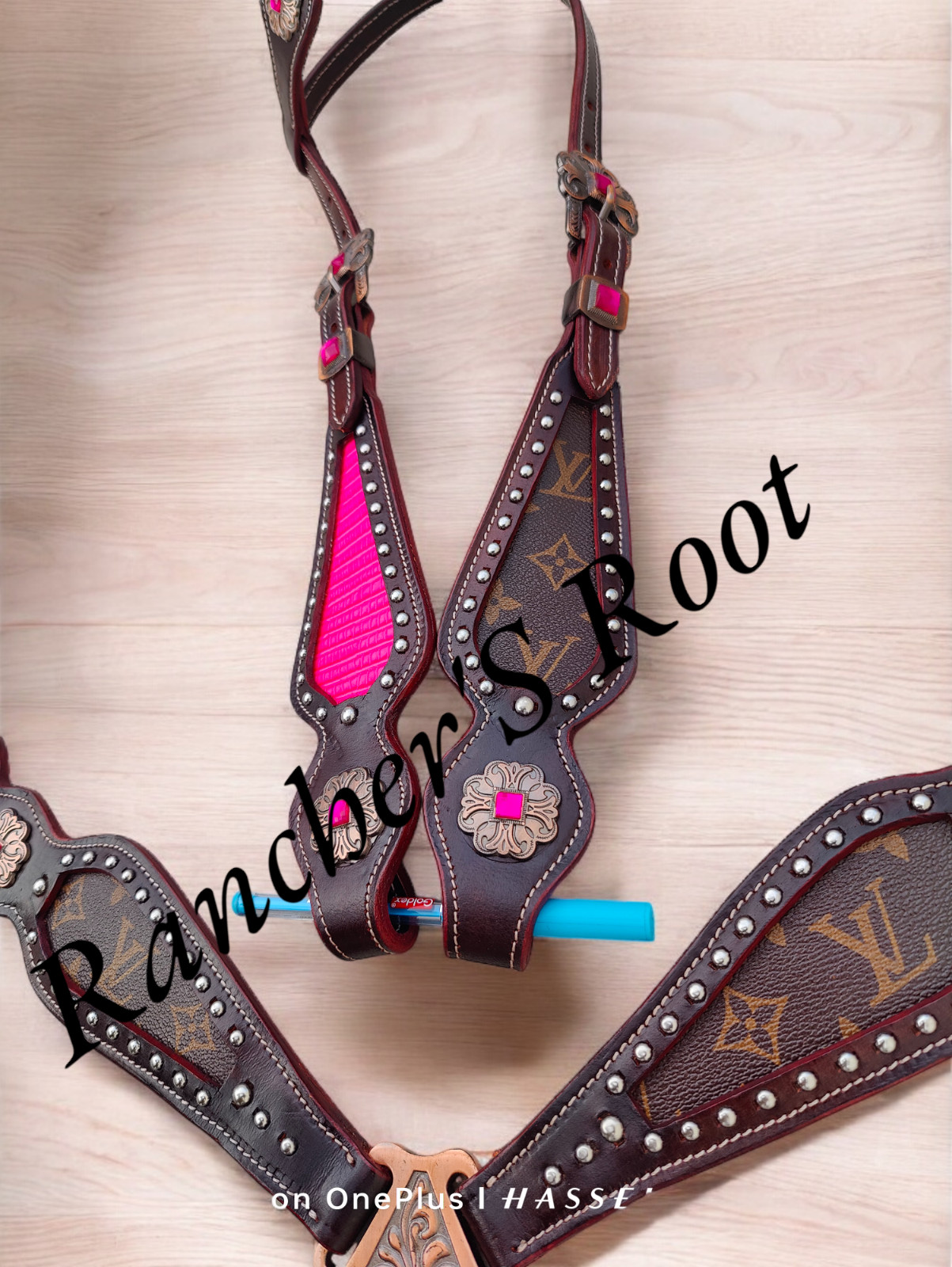 Western Horse Tack Set | Pink With Brown Tack set