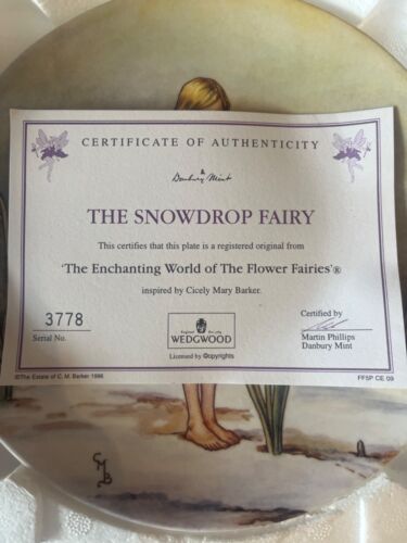 The Enchanted World Of The Flower Fairies Wedgwood Plates Danbury Mint Fairy - Picture 4 of 73