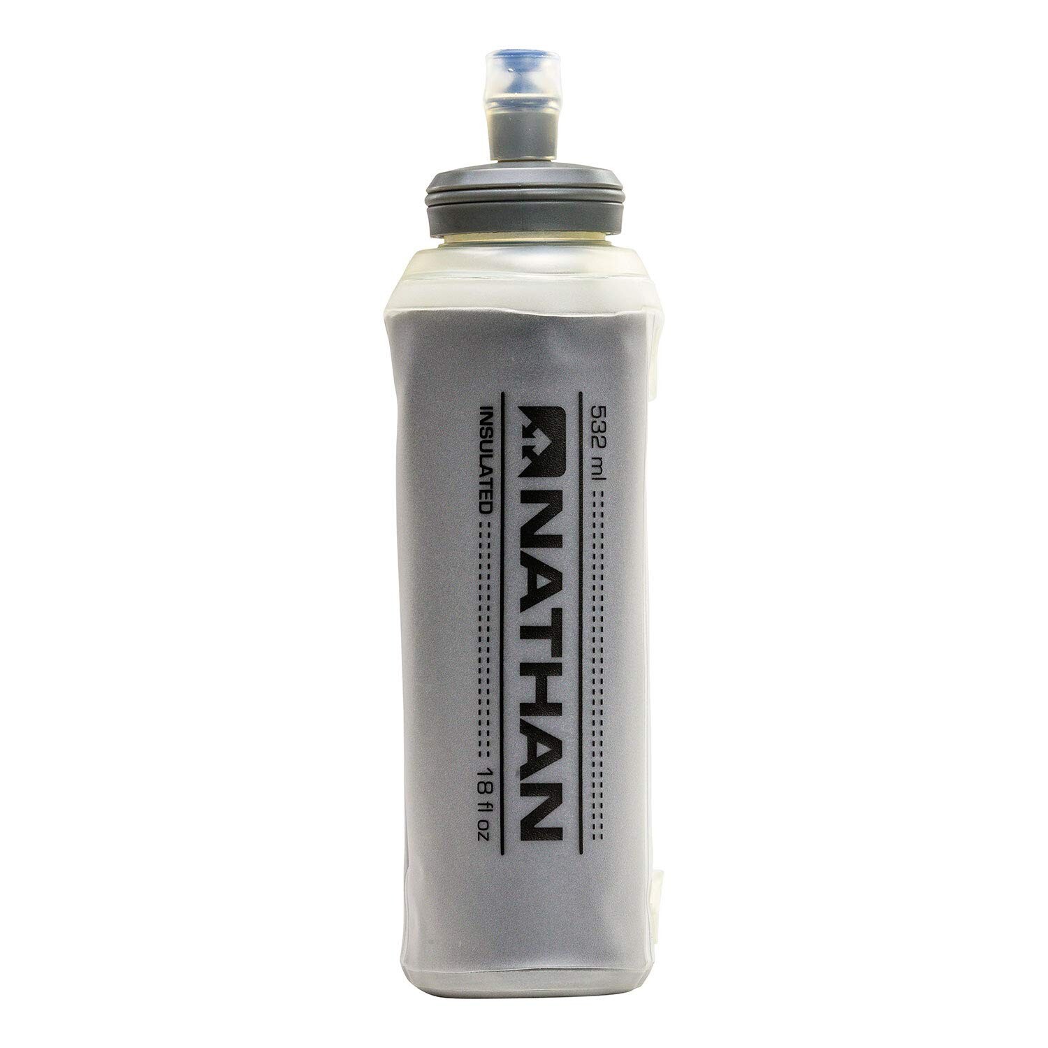 Nathan Insulated Soft Flask. 18oz Hydration Bottle for Running, Hiking and mo...