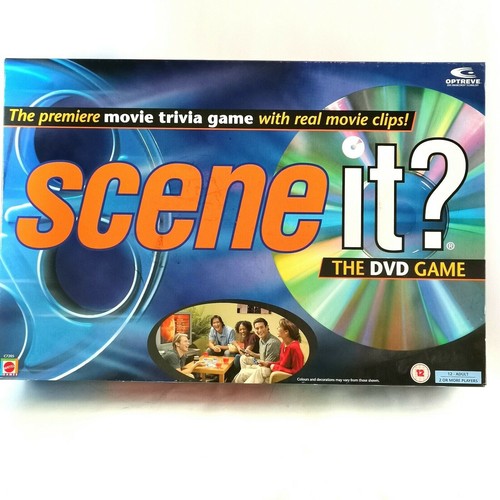 Mattel Scene It? The DVD Board Game Movie Clips Trivia Family Fun Complete Set - Picture 2 of 12