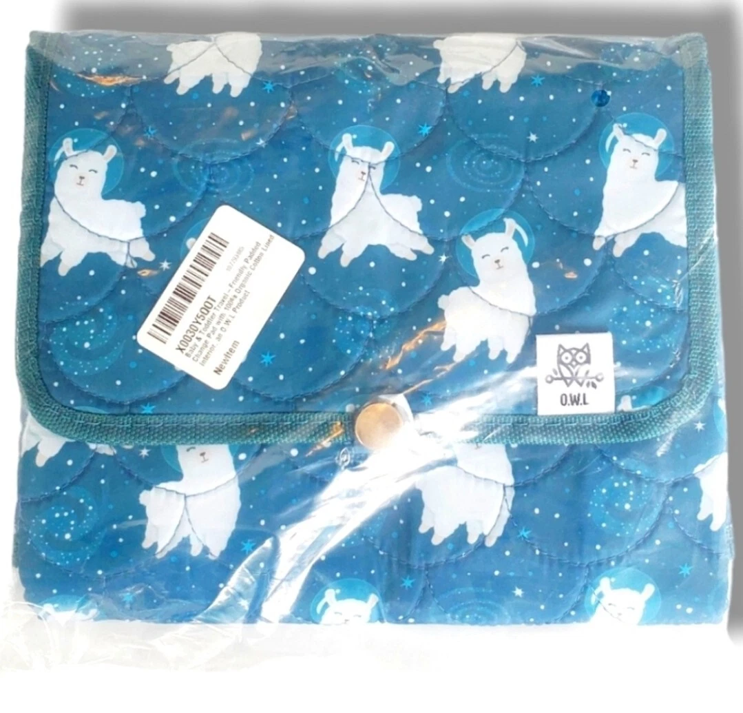 #BE O.W.L OWL Portable Changing Pad Baby Waterproof Diaper Changing Mat Lamb