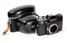 Zeiss Ikon Contarex Super Black Paint SLR 35mm Film Camera Body No.P98196  Case