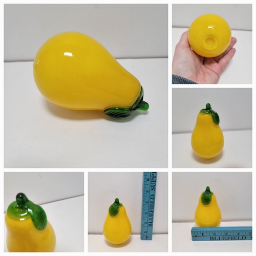 Murano-Stil handgeblasene Kunst Glas Obst & Gemüse - Bild 7 von 14